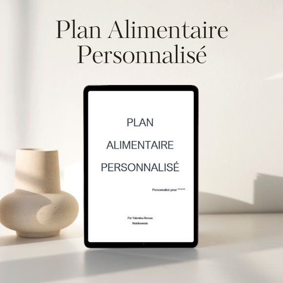 Plan Alimentaire personnalisé