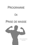 Programme sportif - Prise de masse